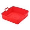 XXL 9-дюймовая силиконовая корзина для фритюрницы Cosori/Ninja 6-8QT - квадратный многоразовый поднос, пригодный для использования в духовке, можно мыть в посудомоечной машине, не содержит масла