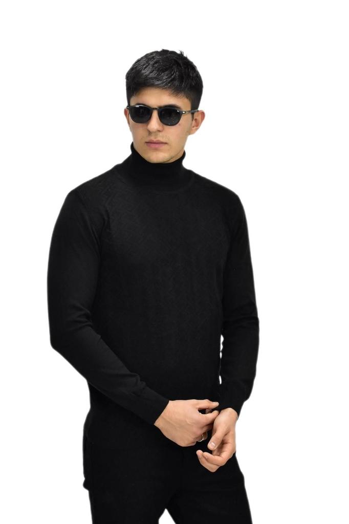 Men's Plus Size Plus Size Sweater Men's Sports Turtleneck Sweater R22507 Bgl-St03177