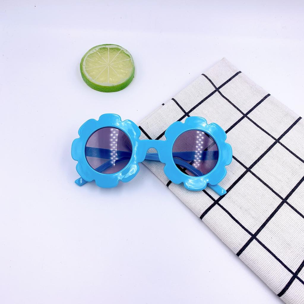 1380 Lace Children'S Glasses Plastic Frame Decorative Glasses Small Flower Lenses Baby Fashion Plastic Sunglasses
