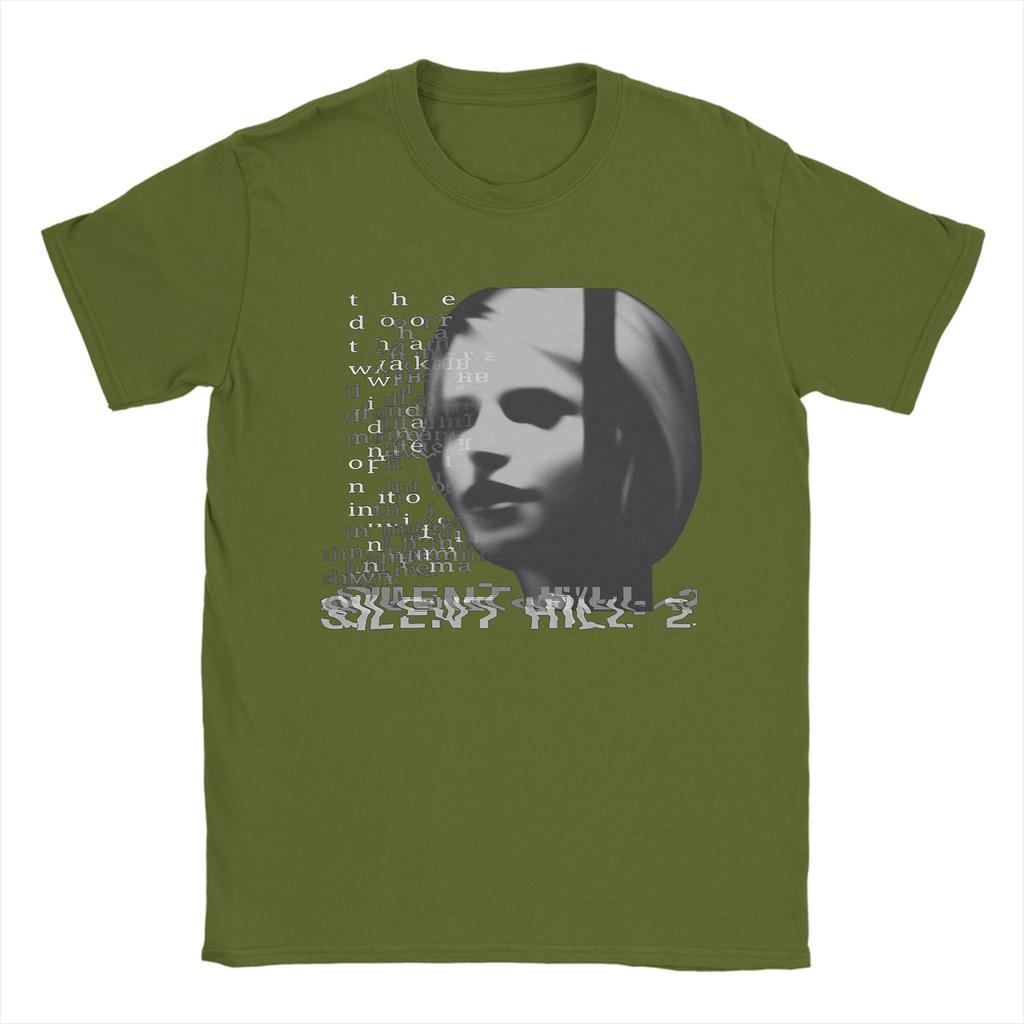 Silent Hill Maria Unisex T Shirts Vintage Tee Shirt Short Sleeve Crewneck TShirts Cotton Plus Size Clothing