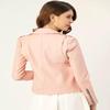 Noora Women's LADY PINK Leather JACKET Однотонная женская куртка для верховой езды с длинными рукавами