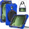 360 Rotating Kids Case Universal for Samsung Galaxy Tab Active 5 3 SM-X300 X306B SM-T570 575 8" Armor Stand Cover Shoulder Strap