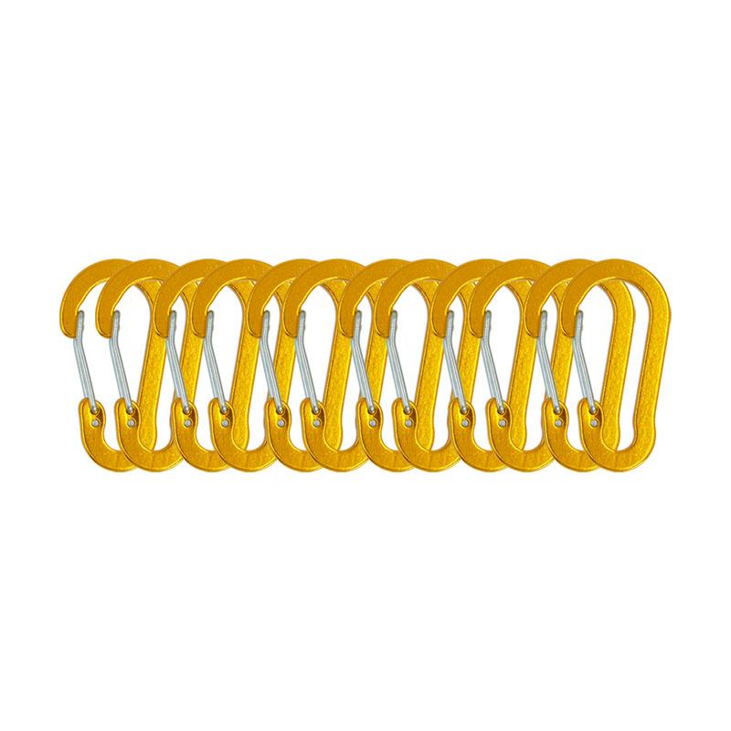 12 шт. набор карабинов, туристические маленькие крючки, уличная рыбалка, кемпинг, клипса, велосипедный туризм, многофункциональный инструмент, брелок с пряжкой, карабины