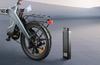 DYU T1 36V 250W Складной городской электровелосипед - 55 км с помощью педалей, сверхлегкий 22,5 кг, рама из магниевого сплава и двойные дисковые тормоза