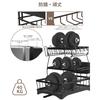 Dish Drainer, Dish Drainer, 3-Tier, Large Capacity Storage Rack [Includes 360-Degree Rotating Tray, Chopstick Holder, Cup Holder, Cutting Board Stand,