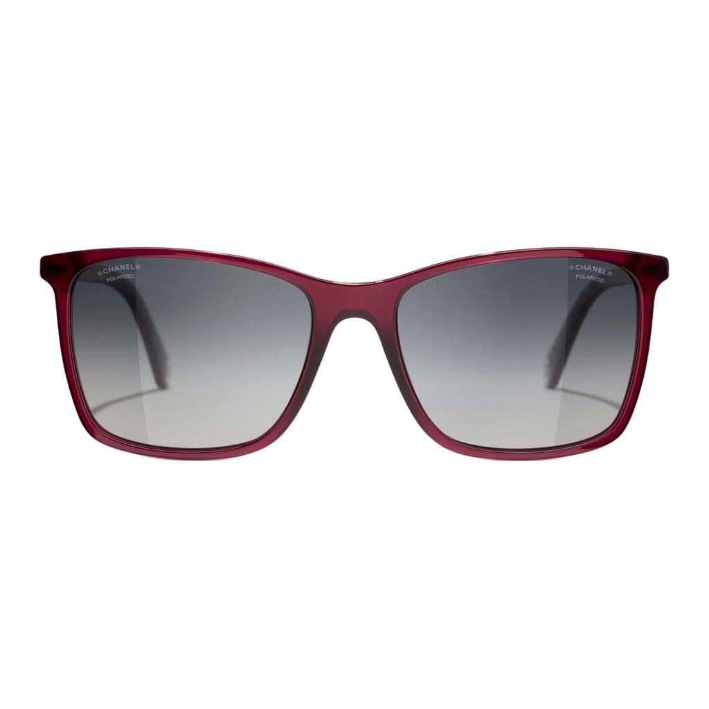 Chanel Square Sunglasses Unisex sunglasses Red CH5447A-C539S8