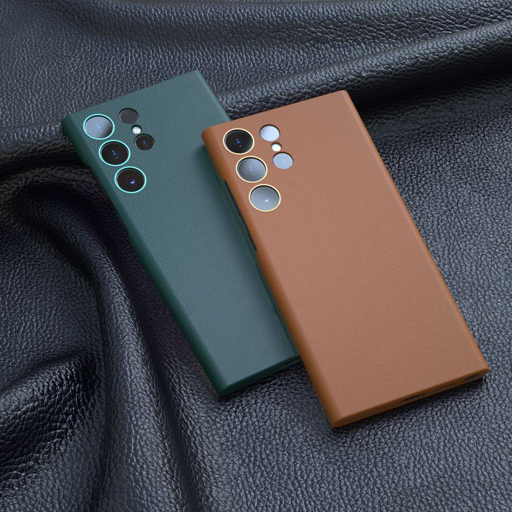 Phone Case for Samsung S24/S23/S24Ultra/S23Ultra/S22Ultra- Luxury Leather Protective Case Drop-Resistant Phone Cover for Men Women Lady