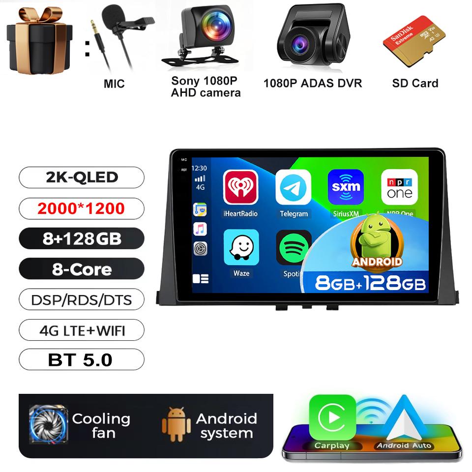 Android 16 Car Radio For Citroen Berlingo 2019 Peugeot Partner Rifter 2020 For Opel Combo Multimedia Video Player Autoradio GPS