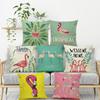 Flamingo Pillow Cushion Living Room Home Office Sofa Pillow Case Does Not Include Core Square Large Pillow