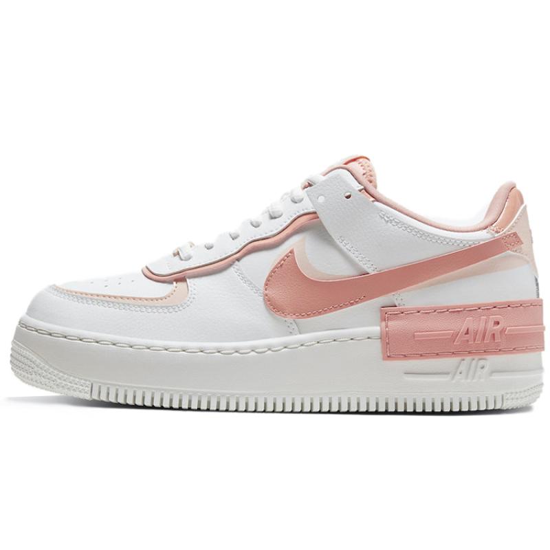 Nike Air Force 1 Low Shadow White Coral Pink Women's Sneakers CJ1641-101