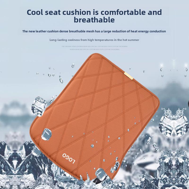 Всесезонные подушки для автомобильных сидений из кожи наппа