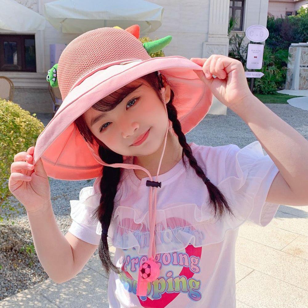 Солнцезащитная кепка с защитой от УФ-лучей, пляжная кепка с широкими полями, детская панама для улицы, для младенцев, девочек, мальчиков