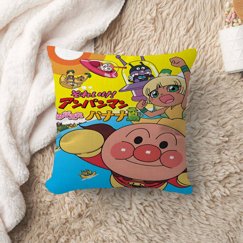 Anpanman Office Cushion Pillowcase Car Cushion CoverXCM Lumbar Pillowcase Sofa Pillowcover