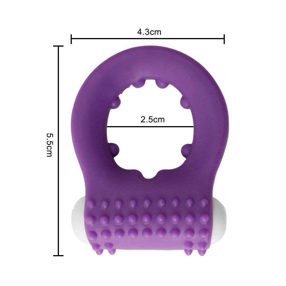 Горячая Распродажа Вибрирующее Кольцо-Подкова Мужской Вибратор Блокирующее Кольцо Волнистая Точка Мягкий Клей Кольцо на Пенис Взрослый Сексуальный Секс-Продукт