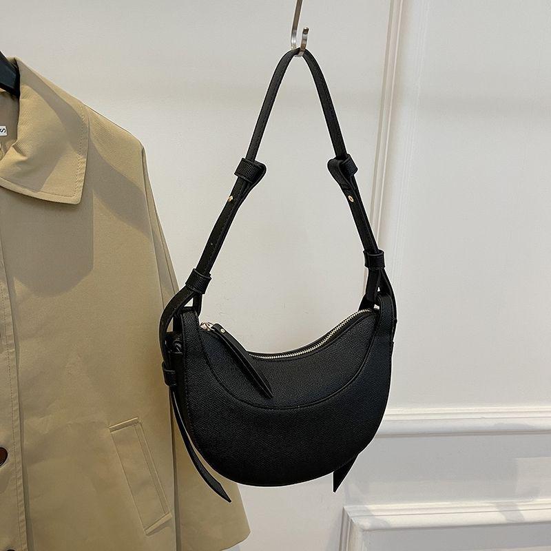 Женская французская нишевая сумка-седло полумесяц - полумесяц под мышкой и кроссбоди, идеально подходит для работы и поездок