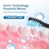 Sonic elektr tish cho'tkasi 4 ta yumshoq boshli, USB orqali quvvatlanadigan, aqlli oqartuvchi tish cho'tkasi, kattalar uchun tish tozalash cho'tkasi, suv o'tkazmaydigan