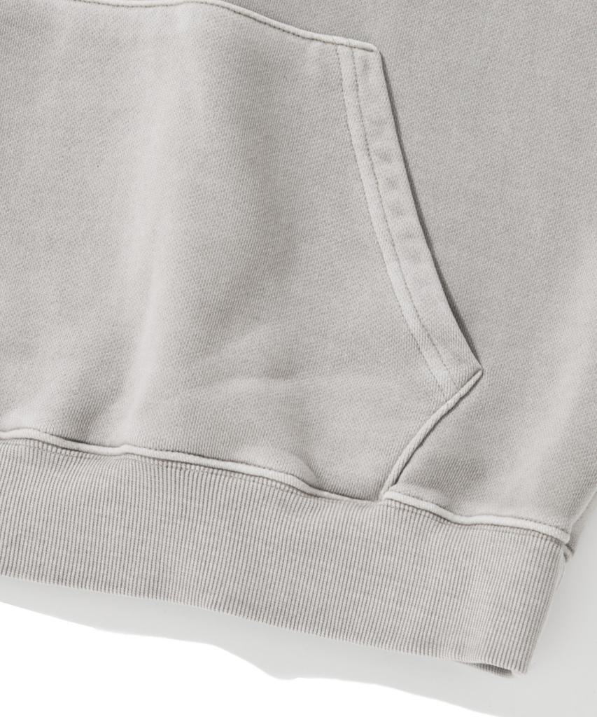 [M~4XL] Худи с пигментным логотипом Arch_Овсяный Бежевый