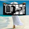 Personalized customized proof beach towel with Eminem pattern - soft, absorbent, quick-drying, perfect swimming, camping&bathing