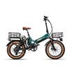 MIHOGO ONE 750W Fat Tire Electric Bike, 167 Mile Range, Dual Battery, 20"x4.0 Tires, Magnesium Alloy Frame for Urban Commute
