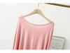 Plus Size 200 Jin Women's Batwing Sleeve Long Sleeve Modal T-Shirt