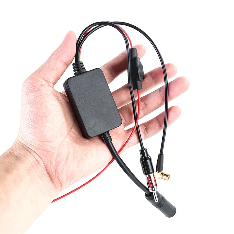 Практичный усилитель сигнала FM, помехозащищенная автомобильная антенна, радиоприемник, универсальный усилитель FM, автомобильные детали, усилитель автомобильного радиоприемника