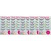 Beauty Nailer Eyelash Value Pack Value Set of 5 (Cross Short) VP-4x5