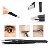 Steel Bevel Brow Clip Eyebrow Tweezers Clip Eyelash Comb Eyebrow Beauty Tools Threading Tweezers
