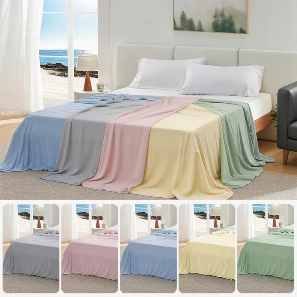 Ice Silk Material Cooling Blanket Skin-friendly Fabric Breathable Quilt  Home Office