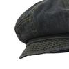 Women's Denim Newsboy Cap Visor Beret Hat with Short Brim Sun Protection Cabbie Cap for Spring Summer Travel Outdoors