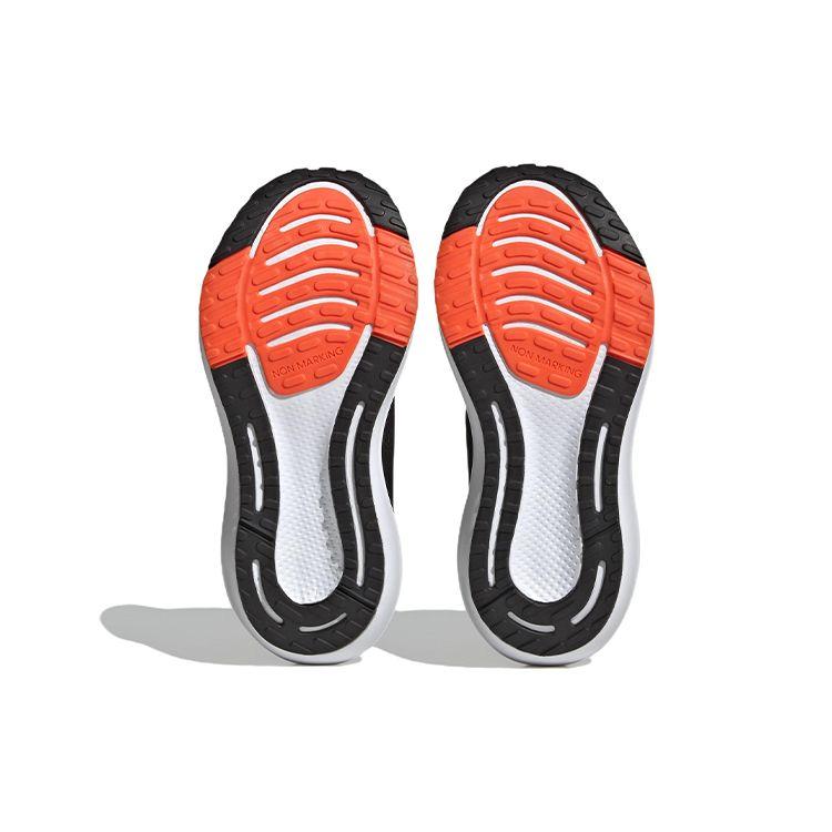 adidas EQ21 Run 2.0 EL Kids Black Impact Orange Детские кроссовки Core-Black Cloud-White GZ2307