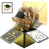 Выпускной Pop Up Card Конверт Поздравления Выпускной Открытка 3D Открытка Для Выпускников Старшей Школы Колледжа Университета Выпускники Сезона Украшения Вечеринки