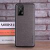 Чехол для OPPO Realme Q3 Pro 5G coque Роскошный текстильный кожаный мягкий жесткий чехол для телефона oppo realme q3 pro case funda