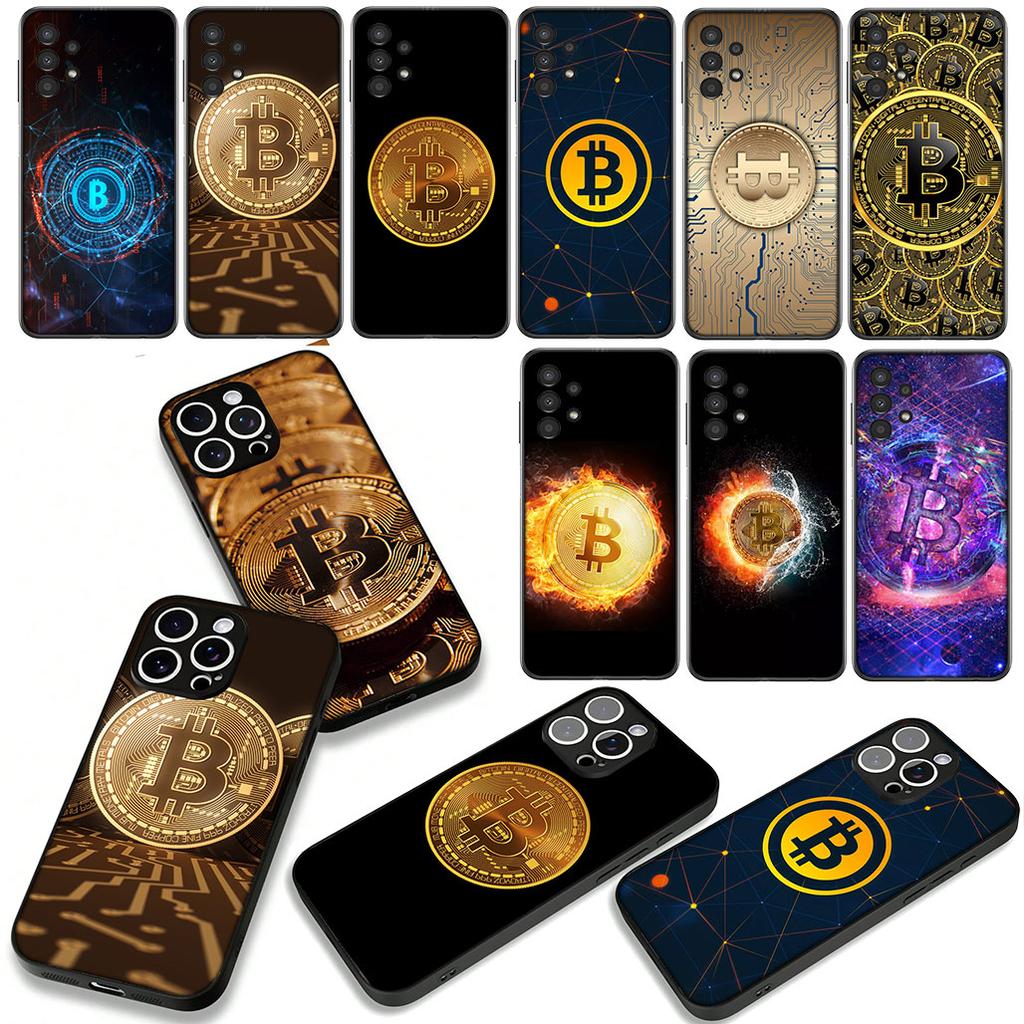 Phone Cover Bitcoin BTC for Motorola Moto G54 G05 G24 G45 G55 G75 G85 G15 G57 G86 Power Edge 50 30 Ultra Fusion neo Pro Case