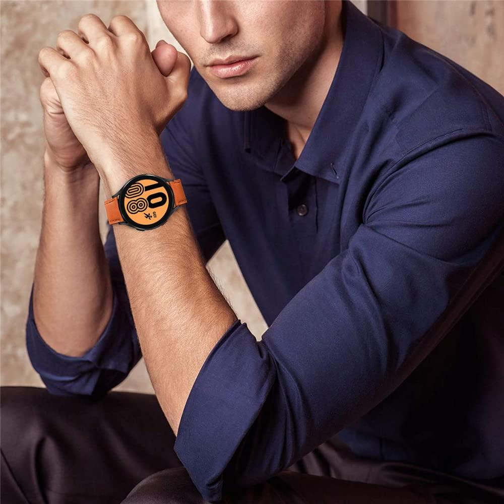 20mm 22mm Band For Samsung Galaxy watch 4/7/5 Pro/6/classic/Gear s3 40mm 44mm Leather bracelet correa Huawei GT/2e/3/4/5 straps