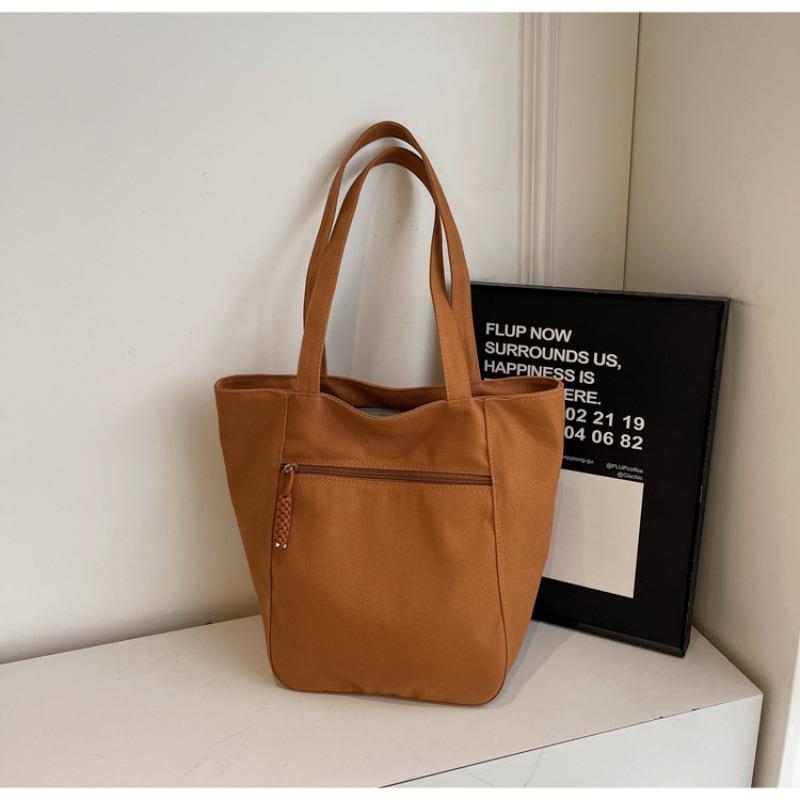 Canvas Bag Women's New Bag Shoulder Bag Handbag Large Capacity Tote Bag Cloth Bag Cloth Bag Canvas Bag