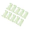 100Pcs Paper Clips Cute Unique Penguin Shape Electroplating Process Lightweight Portable Metal Paper