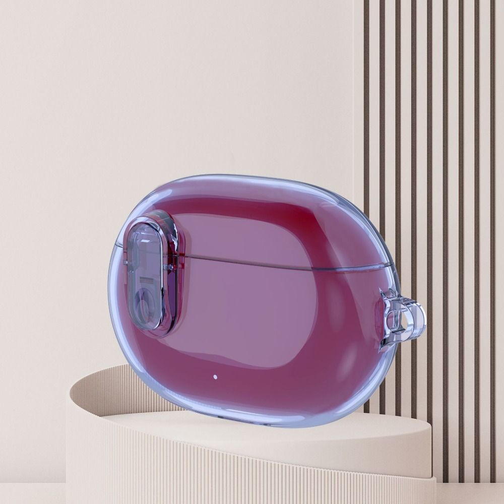 TPU Earphone Protective Case Transparent Lock Catch Earphone Soft Cover Dustproof Soft for Beats Studio Buds/Buds+