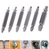 6Pcs/Set  Portable  Broken Bolt Remover Tool Universal Damaged Screw Extractor Speed Out Drill Bits
