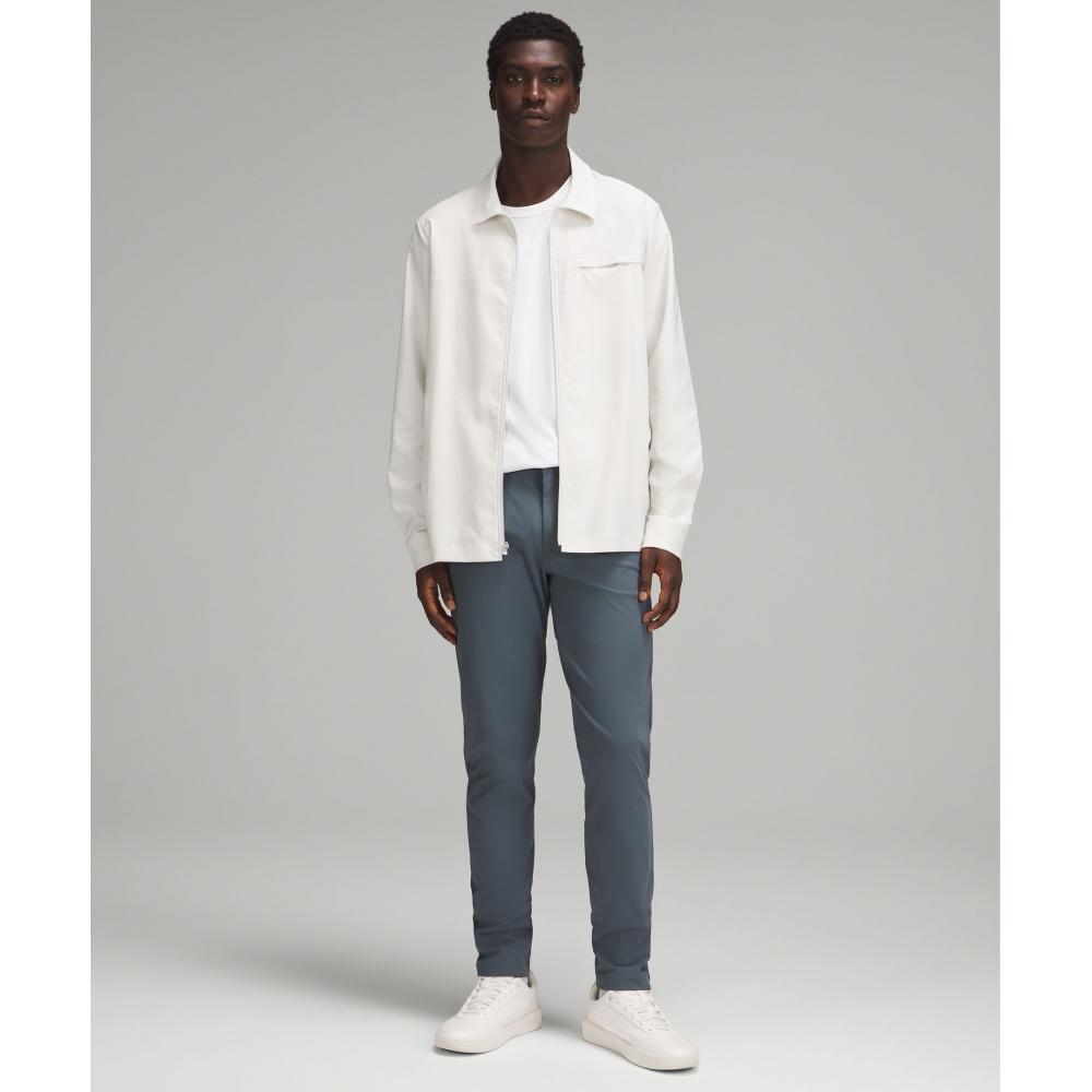 Lululemon Abc Slim Fit 5 Pocket Pant 34l Warpstreme Oil Grey