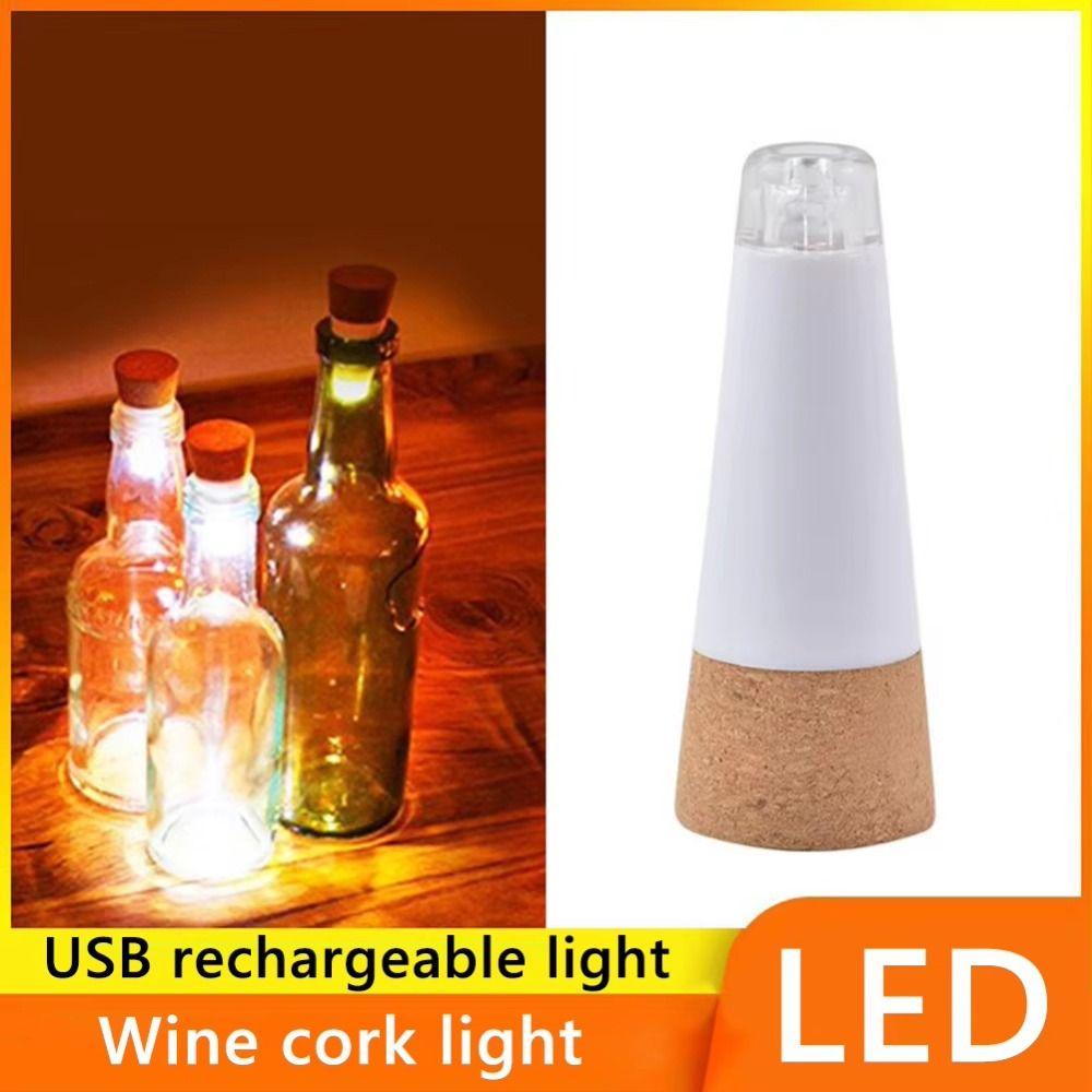 USB Rechargeable Rechargeable Cork Lights Craft Light Wine Bottle Lights Christmas Decor