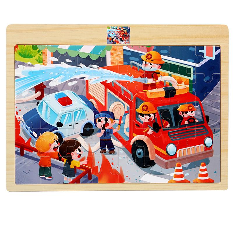 Деревянный пазл из 40 деталей для детей, животные, динозавры, мультяшный деревянный плоский пазл для малышей, развивающие игрушки для раннего развития