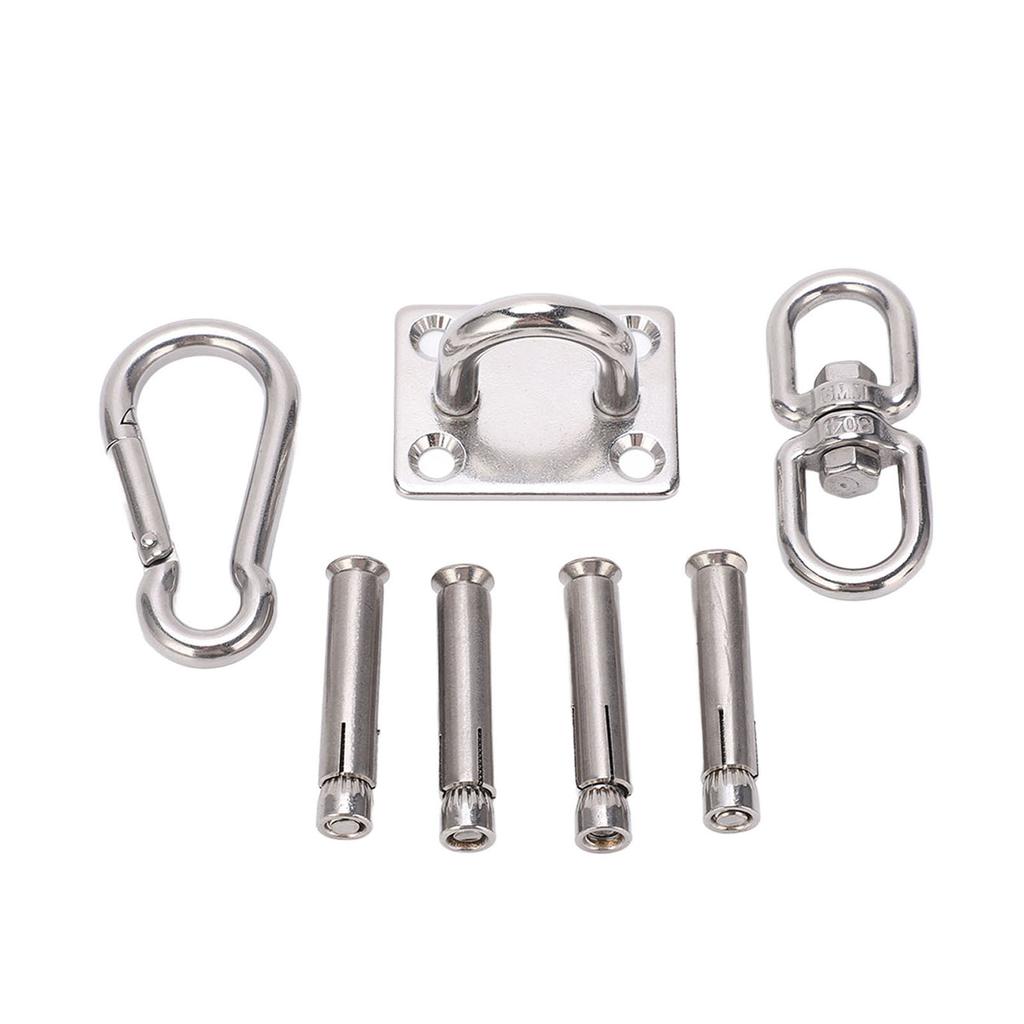 Подвесной комплект для гамака из нержавеющей стали для потолка, грузоподъемность 551 фунт, крюк для подвешивания гамака для йоги, качелей