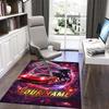 1PC Custom Name Speed, Fire, Freedom, Fantasy, Racing, Night Theme Floor Mat Ideal for Living Room, Game Rooms, Office, Bedroom, Office Floor Mat , Fl