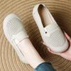 Новые балетки из натуральной кожи, мокасины для женщин, летние дышащие балетки, женские слипоны, мокасины, мягкая плоская обувь для женщин