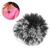 Durable Black Microphone Furry Cover Windscreen Windshield Muff Fur for Wm6 WM8 M1