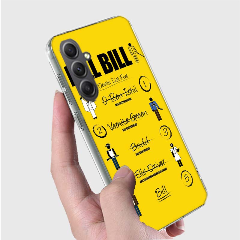 Чехол для телефона Kill Bill для Samsung A16 A26 A36 A56 A17 A37 A57 A07 A06 A02S A03 A04S A05S Galaxy Note 20 10 A50S A71 A51 A31 A30 A