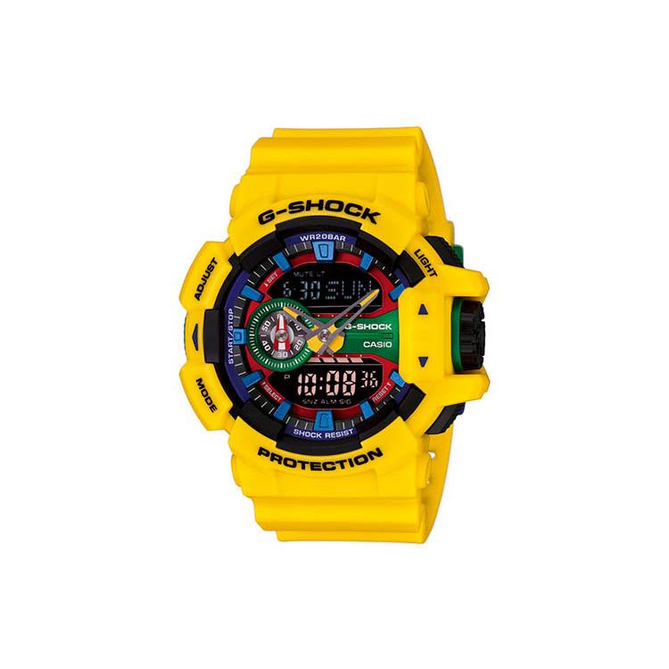 Casio Женские часы с двойным дисплеем (жидкокристаллический/аналоговый) Серия GA-400-9A GA-400-9A