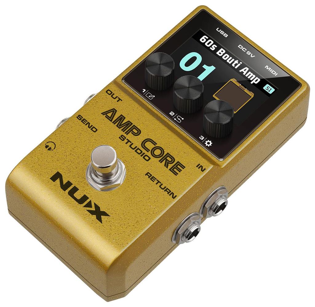 NUX Amp Core Studio Моделировщик усилителей Педаль IR Гитарные эффекты &