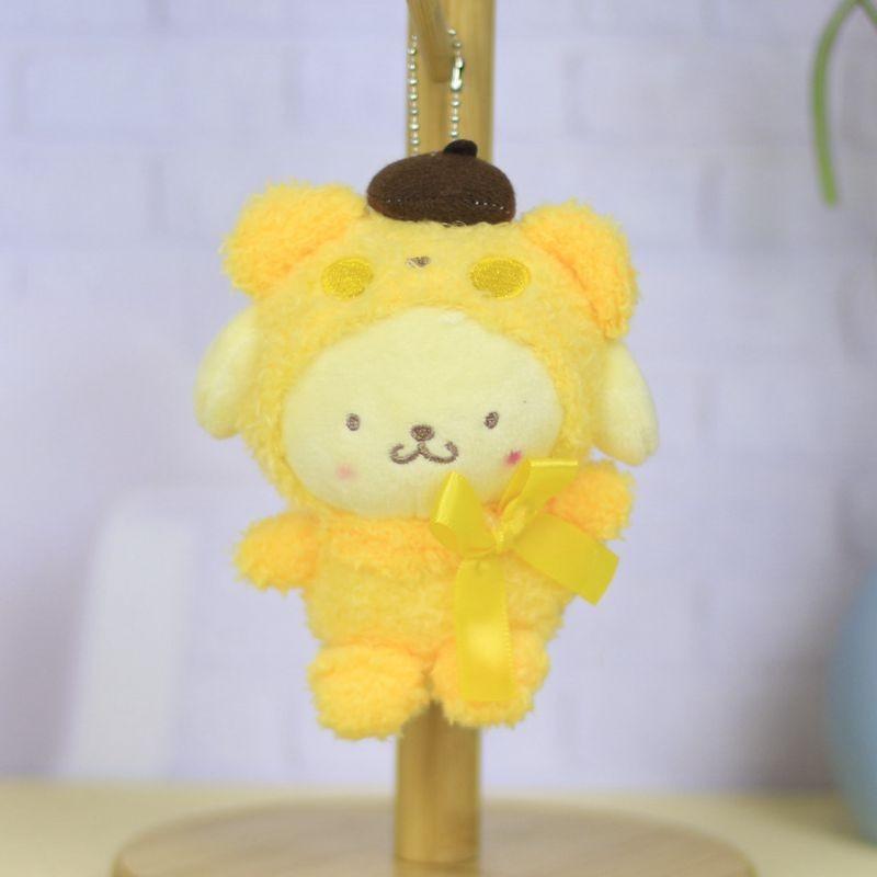 Adorable Sanrio Plush Toys Kuromi Cinnamoroll My Melody Pompompurin 12cm Short Plush