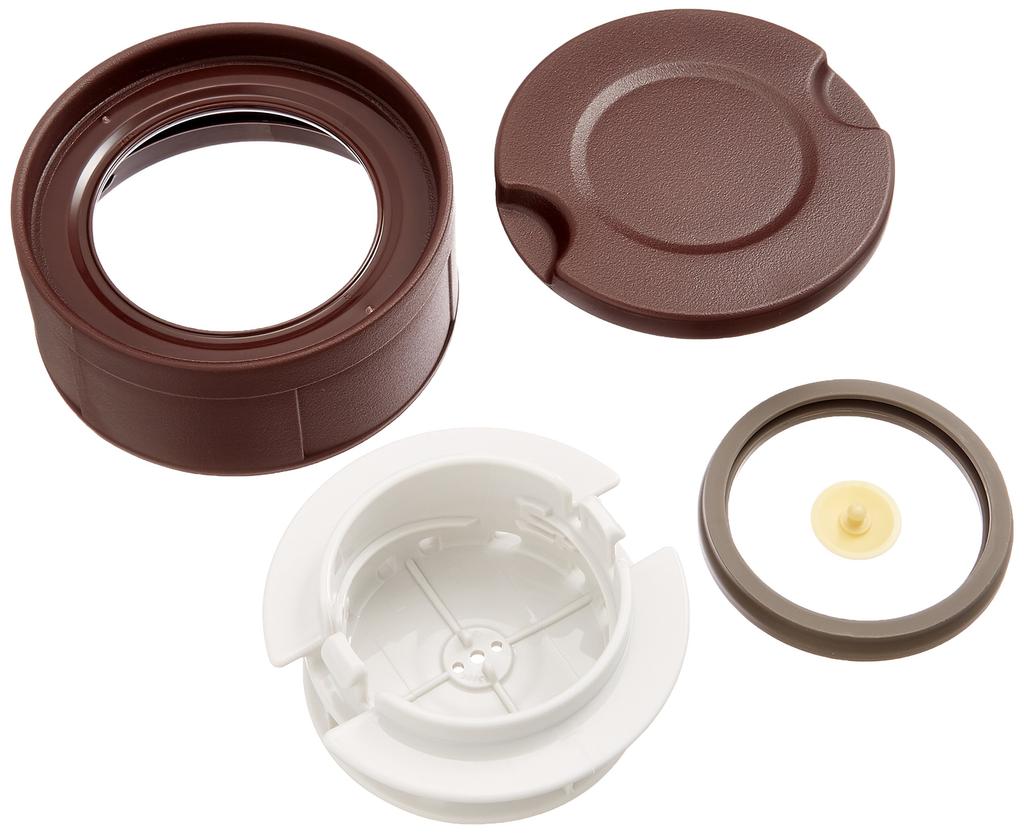 ZOJIRUSHI Stainless Steel Food Jar 550ml Clear Red SW-HC55-RC